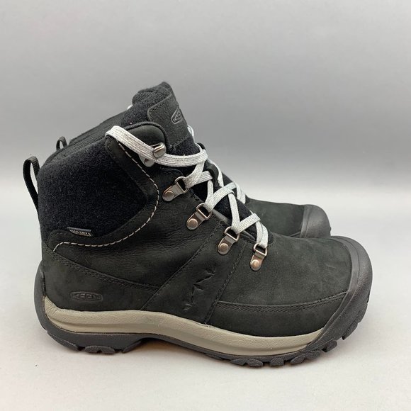 Keen Shoes - KEEN Women's Kaci III Winter Insulated Waterproof Boots Size 10 Black Steel Grey